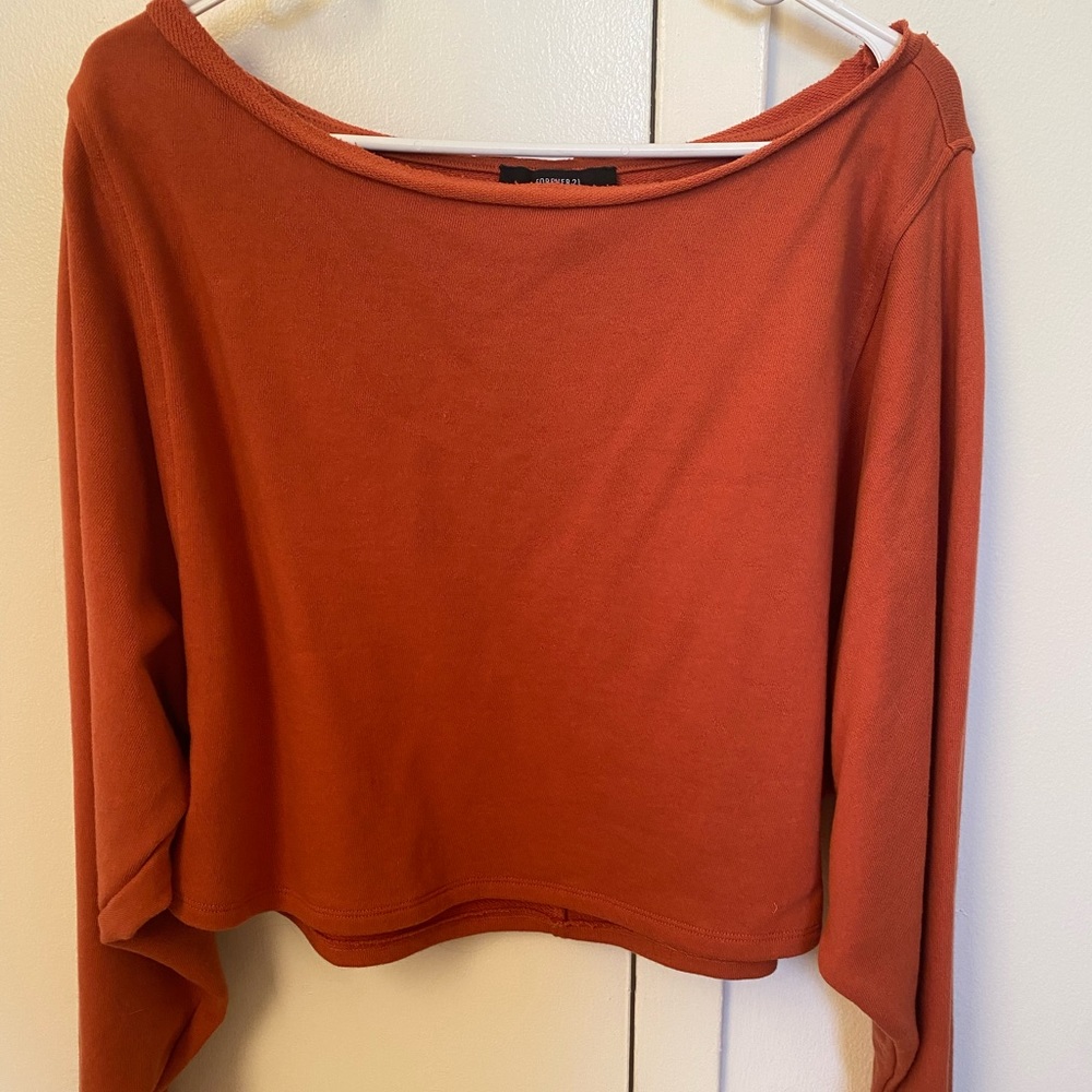 Forever 21 Cropped Long Sleeved